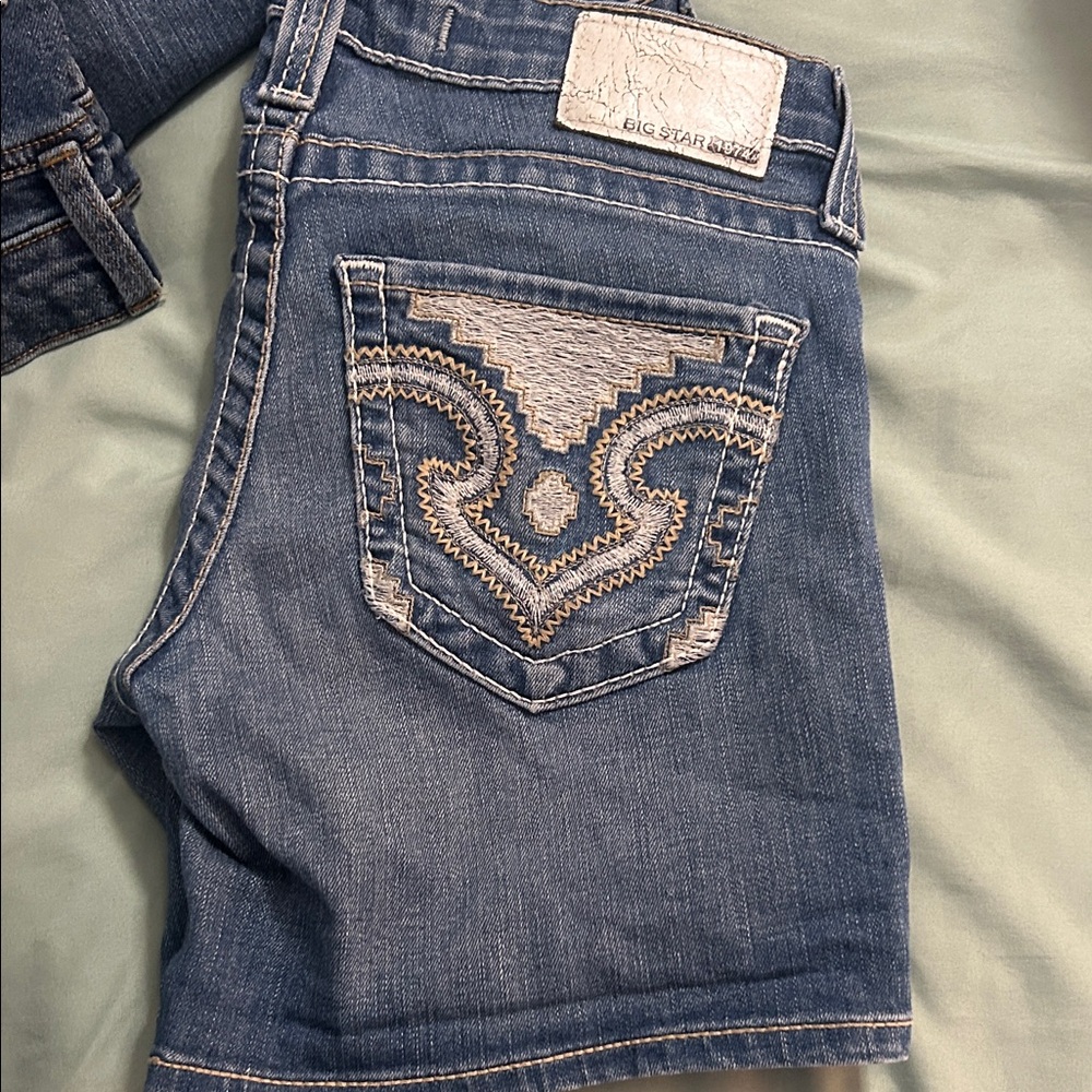 Big Star Women's Boot Cut Blue Jeans